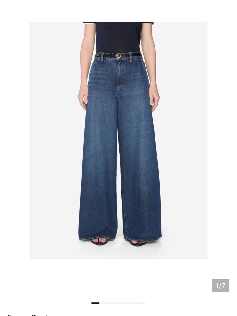 ISO Frame Drape Wide Leg in Tommy